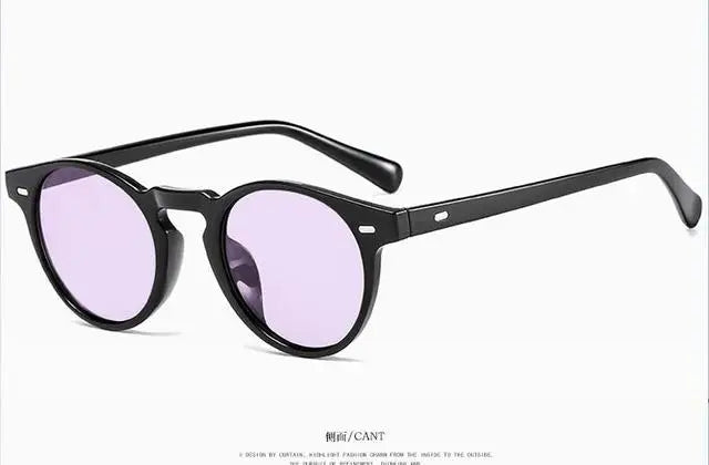 2024 Round Sunglasses Men Brand  Vintage Small Sun Glasses Ladies Glasses Women  Luxury Designer Eyeglasses UV400