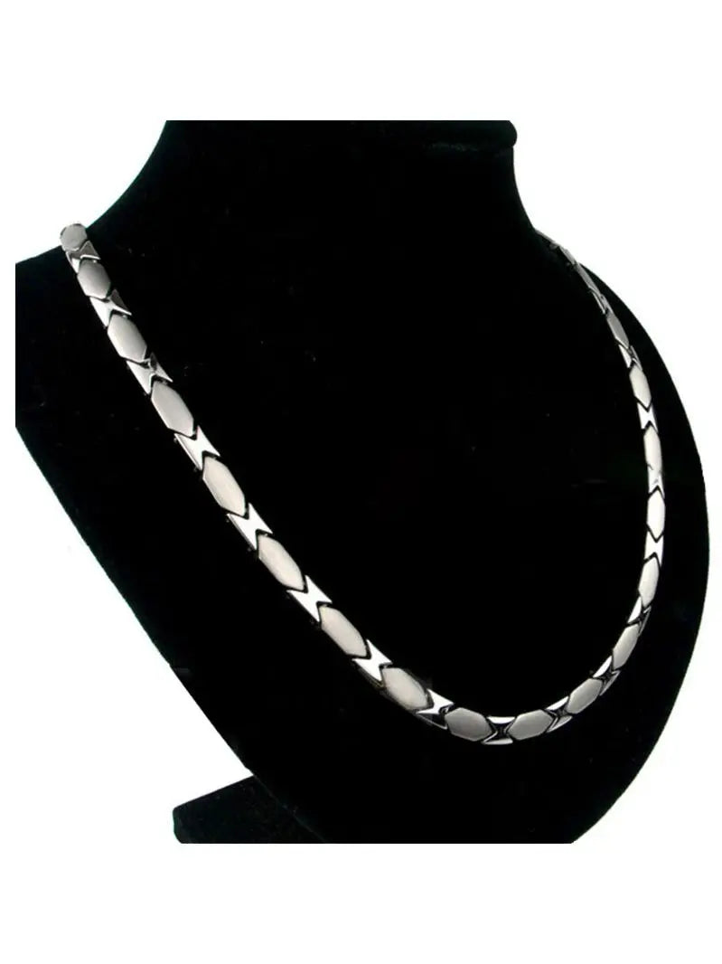 Minimalist Positve Energy Healthy Necklace PURE Titanium Magnetic Chain Best Gift to Her Jewelry