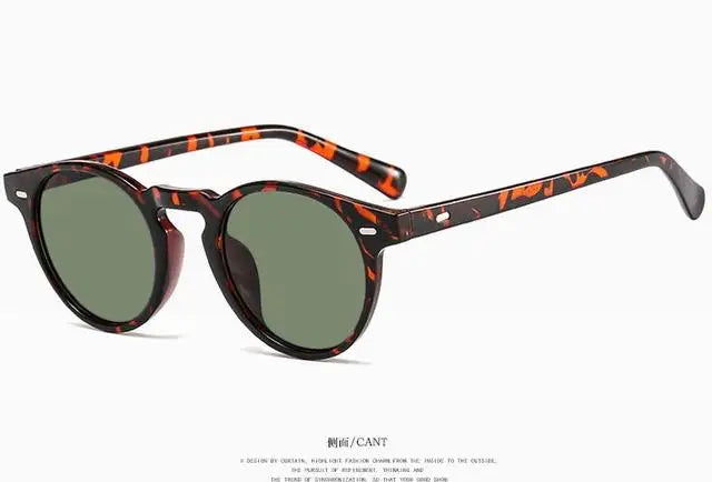 2024 Round Sunglasses Men Brand  Vintage Small Sun Glasses Ladies Glasses Women  Luxury Designer Eyeglasses UV400