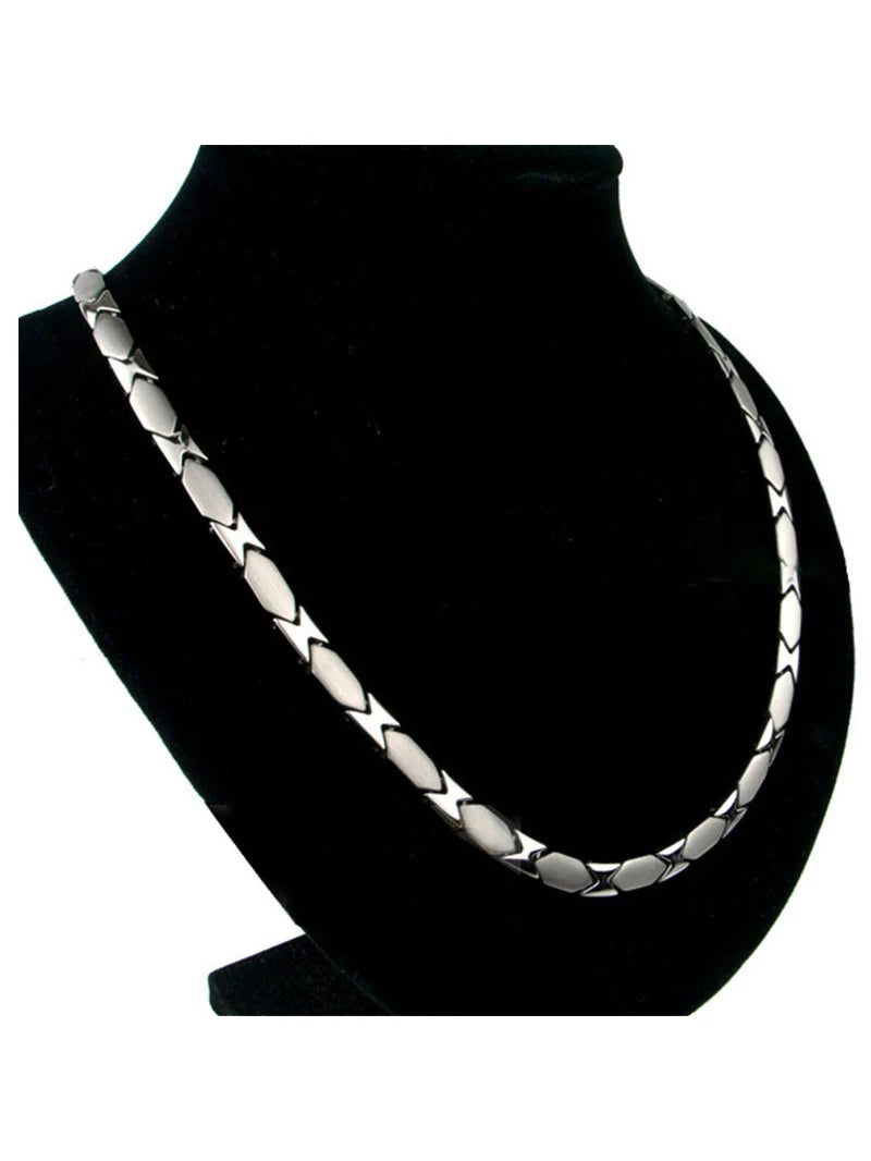 Minimalist Positve Energy Healthy Necklace PURE Titanium Magnetic Chain Best Gift to Her Jewelry
