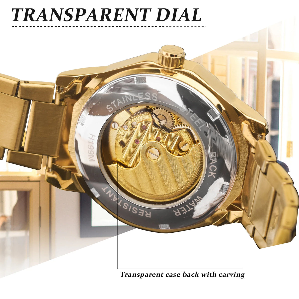 MECHANICAL WATCH Forsining Dial Mens Mechanical Watch Luxury Automatic Watches Outdoor Wristwatch Relogio Masculino