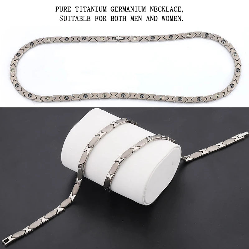 Minimalist Positve Energy Healthy Necklace PURE Titanium Magnetic Chain Best Gift to Her Jewelry