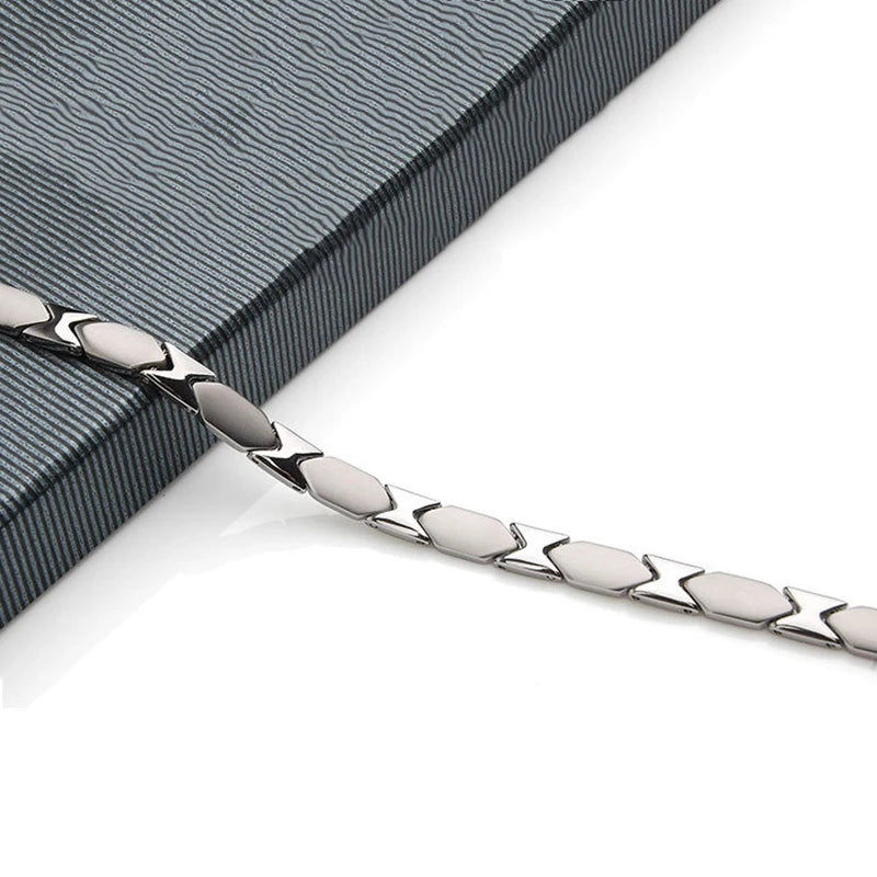 Minimalist Positve Energy Healthy Necklace PURE Titanium Magnetic Chain Best Gift to Her Jewelry