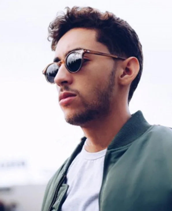 2024 Round Sunglasses Men Brand  Vintage Small Sun Glasses Ladies Glasses Women  Luxury Designer Eyeglasses UV400