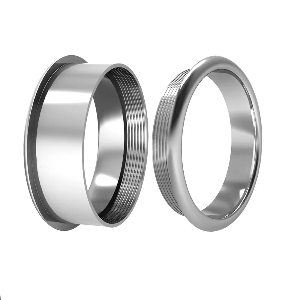 Cremo Stackable Rings Full Zircon Interchangeable Copper Inner Filled Ring Couple Combination Anllios Mujer