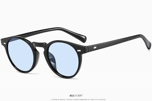 2024 Round Sunglasses Men Brand  Vintage Small Sun Glasses Ladies Glasses Women  Luxury Designer Eyeglasses UV400