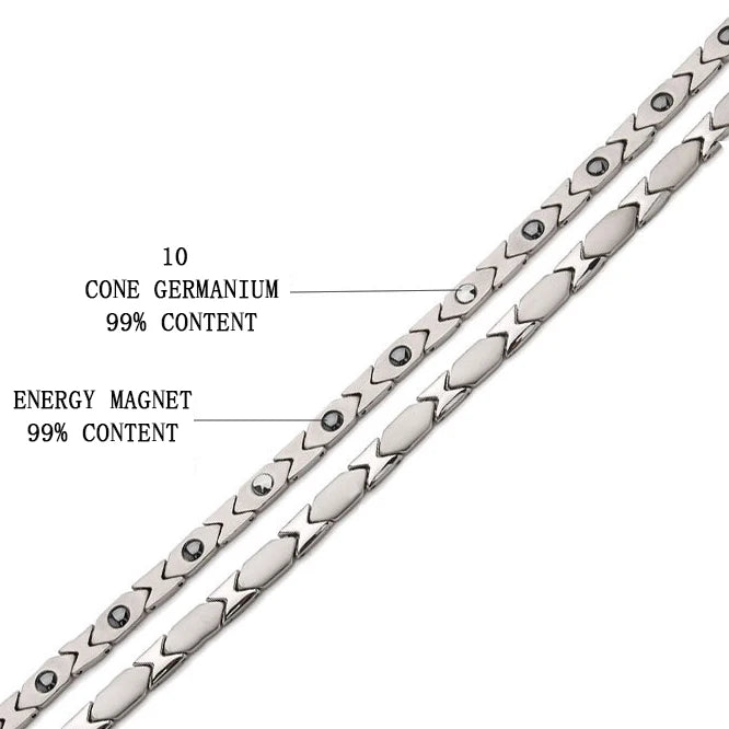 Minimalist Positve Energy Healthy Necklace PURE Titanium Magnetic Chain Best Gift to Her Jewelry