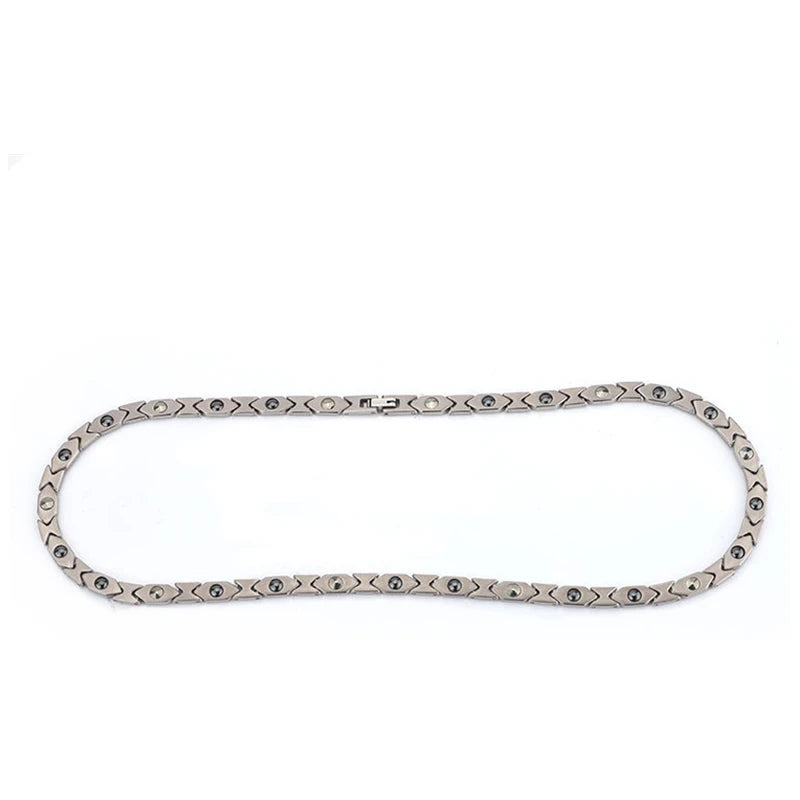 Minimalist Positve Energy Healthy Necklace PURE Titanium Magnetic Chain Best Gift to Her Jewelry