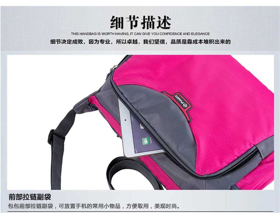 Fashion Women Crossbody Bag Shoulder Bag Casual Nylon Messenger Bag Multilayer Female Bolsos Sac A Main Shopping Travel Handbag