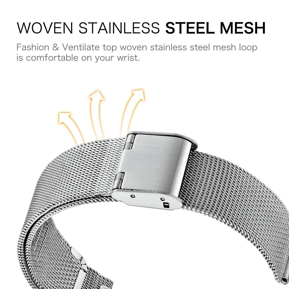 Bracelet for Amazfit GTR Mini Smart Watch Strap for Amazfit Bip 3 Pro Metal Band Correa Reloj Amazfit GTS 4 3 2 Mini Watchband