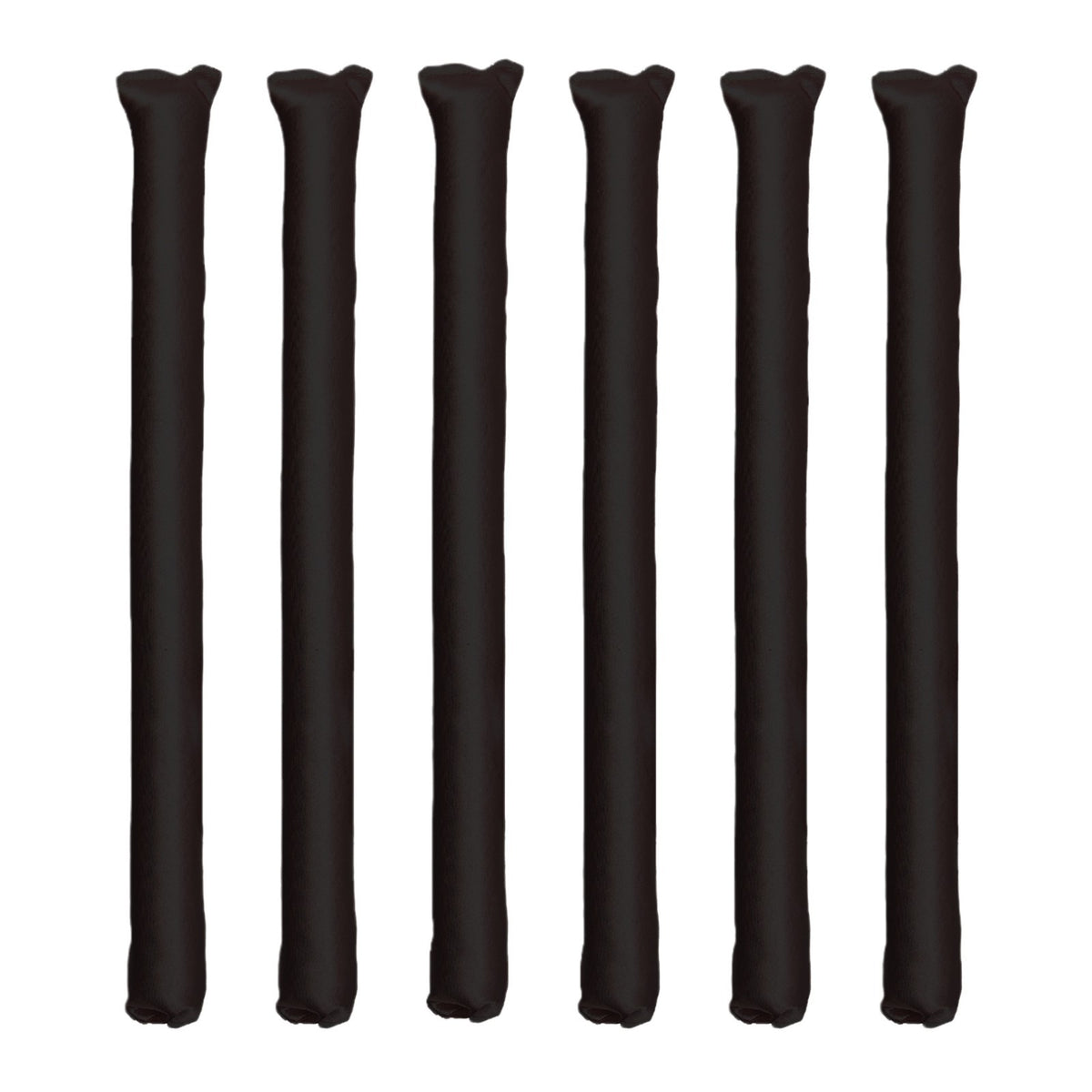 Amazon same lazy curling iron 25cm no heat curling iron set rubber six-color six-piece dish hair stick women