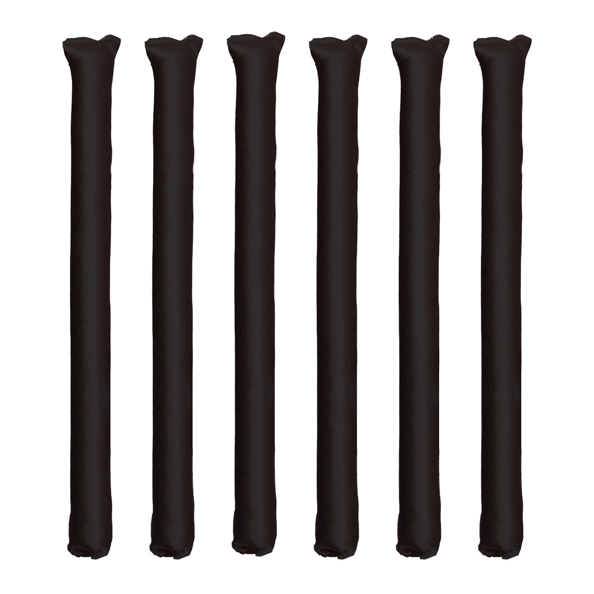 Amazon same lazy curling iron 25cm no heat curling iron set rubber six-color six-piece dish hair stick women