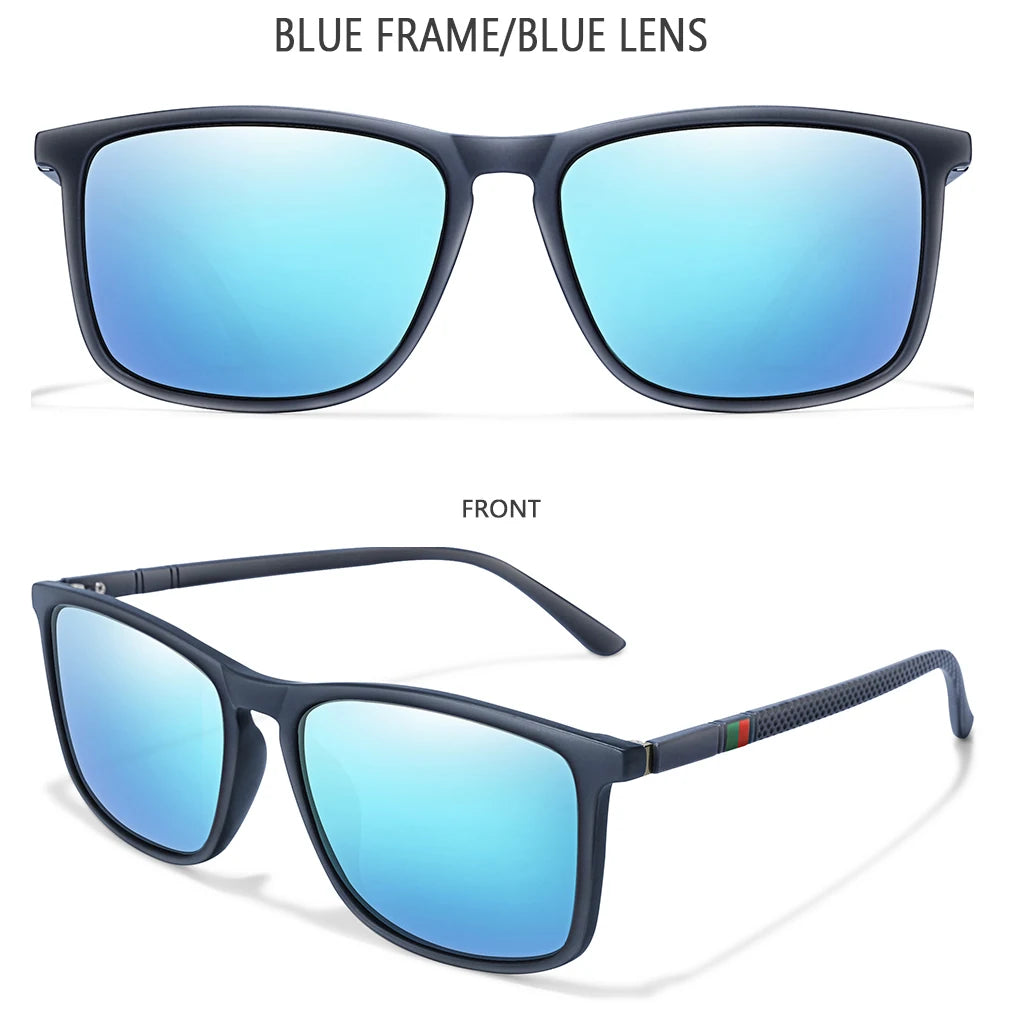 Luxury Square Vintage Polarized Cycling Sunglasses Men Women Fashion Travel Driving Fishing Sun Glasses Male Eyewear UV400
