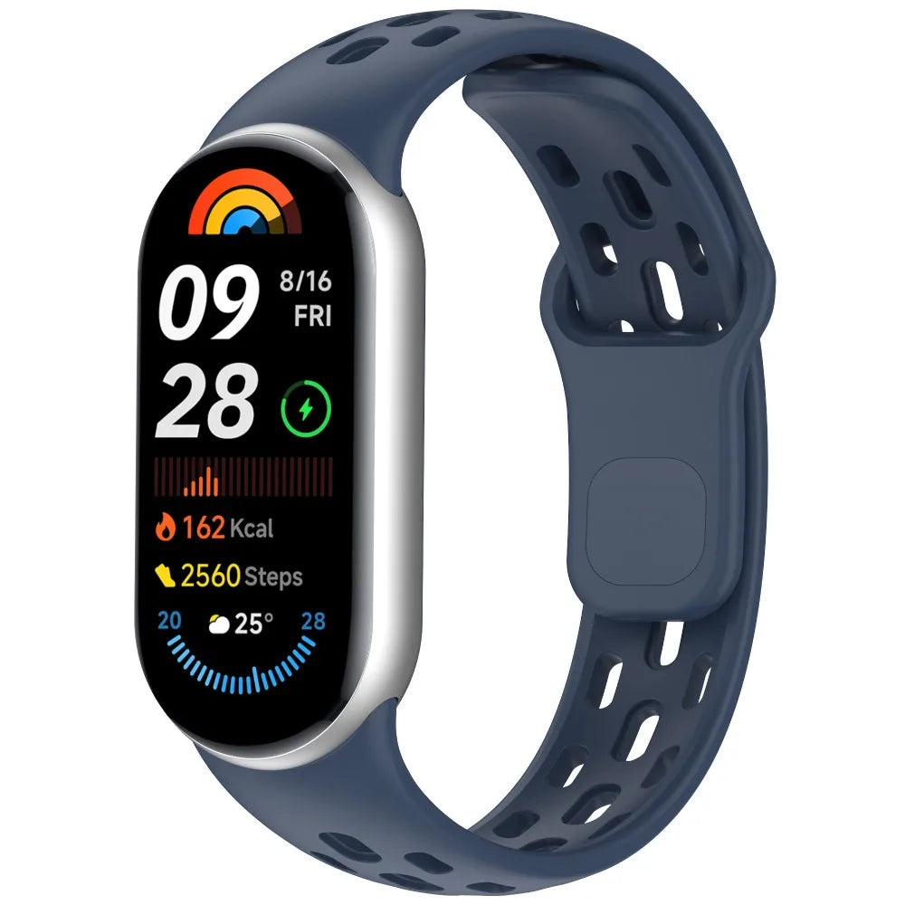 Soft TPU Strap Replacement Accessories Smart Watch Band Breathable Sport Bracelet Wristband Belt for Xiaomi Mi Band 10 9 8