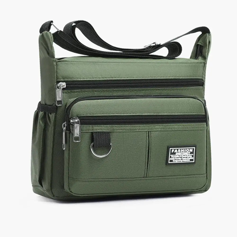 Mens Crossbody Bag Single Shoulder Bags Big Capacity Multi-Pockets Storage Bag Fashion Handbag Business Crossbody Bags