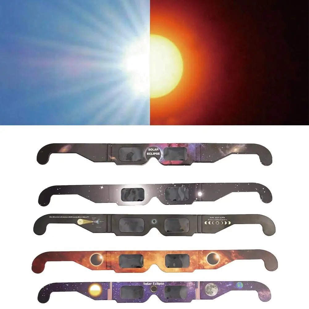 Pack Of 10 Solar Eclipse Glasses -Total Solar Eclipse Viewing Sunglasses With Superior Optics,Sun Safe Shades For Adults Or Kids