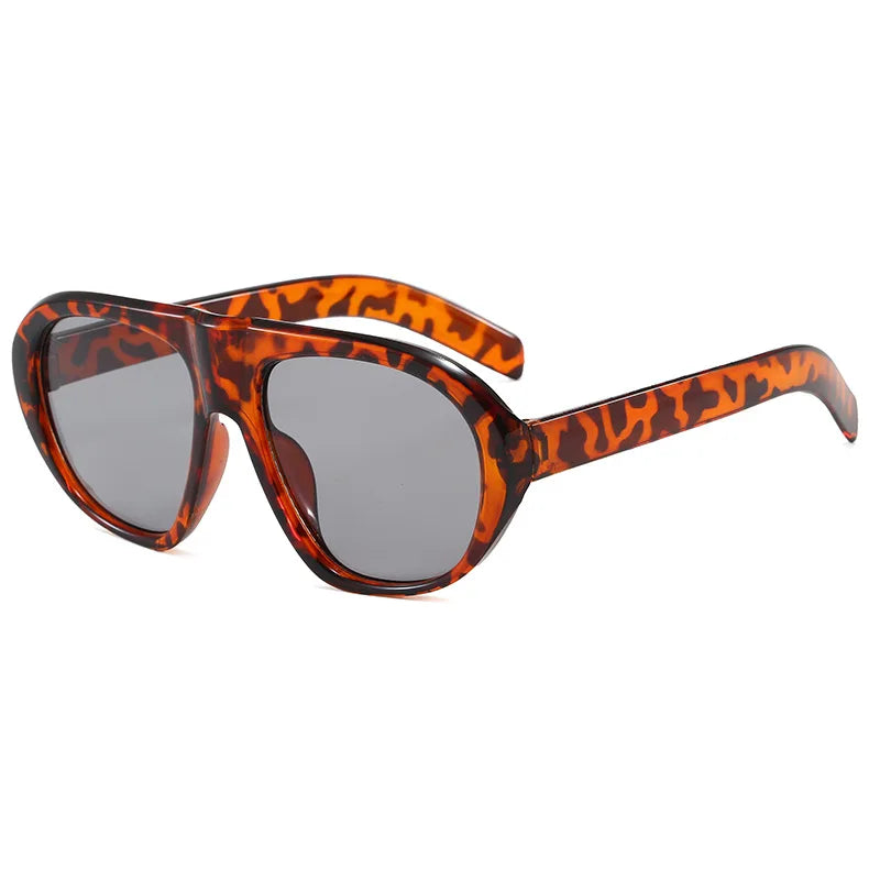 Luxury Designer pilot Sunglasses Men Women Oversized Vintage Punk Sun Glasses Trendy Shades Outdoor Driving Eyeglasses