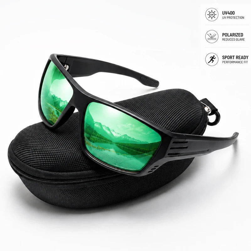 Luxury Polarized Sports Sunglasses for Men Women UV400 Protection Sunglasses in Gift-Ready Packaging Perfect for Driving Cycling