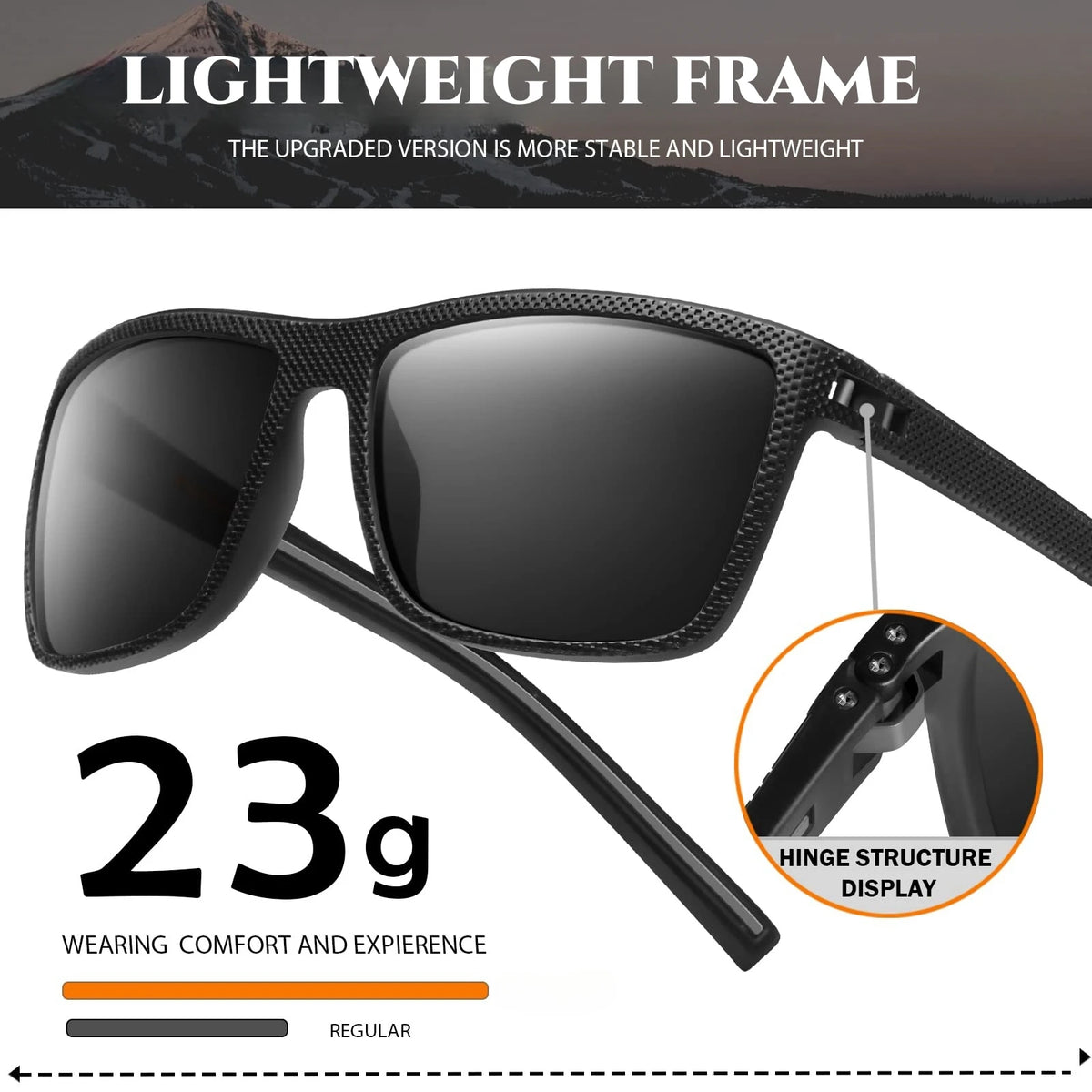 Premium Sports Sunglasses - Spring Hinge Design, UV400 Unisex Comfort Fit for Cycling, Fishing, Beach & Leisure