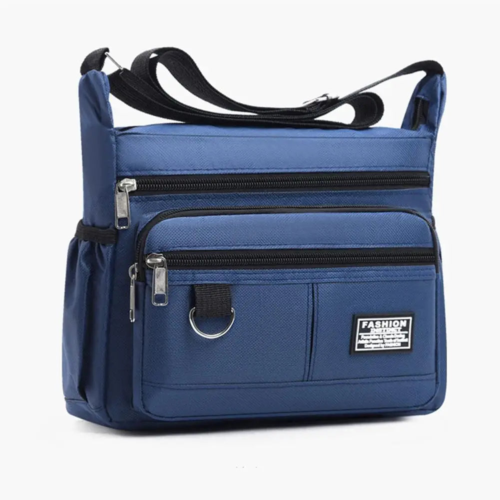 Mens Crossbody Bag Single Shoulder Bags Big Capacity Multi-Pockets Storage Bag Fashion Handbag Business Crossbody Bags