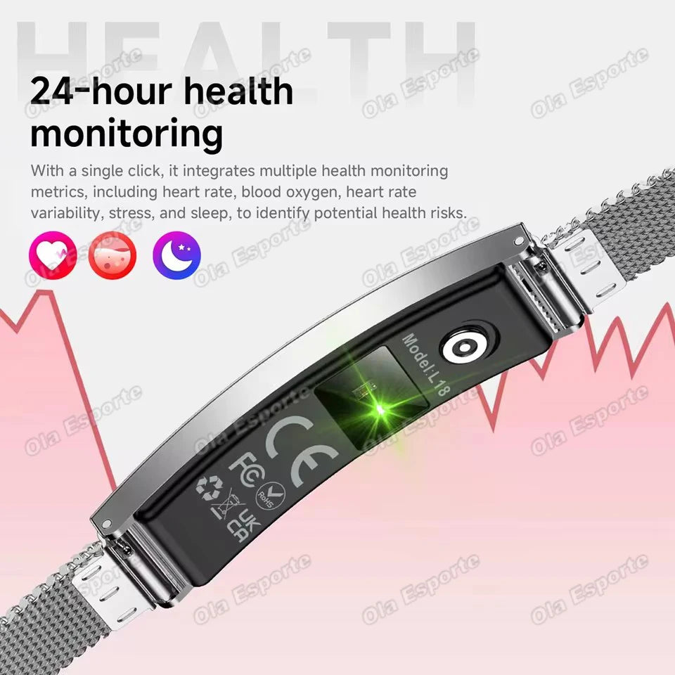 2026 New Fashion Women Smart Bracelet Sport Modes Fitness Tracker Heart Rate Health Monitor IP68 Waterproof Smart Watch Men Hw12