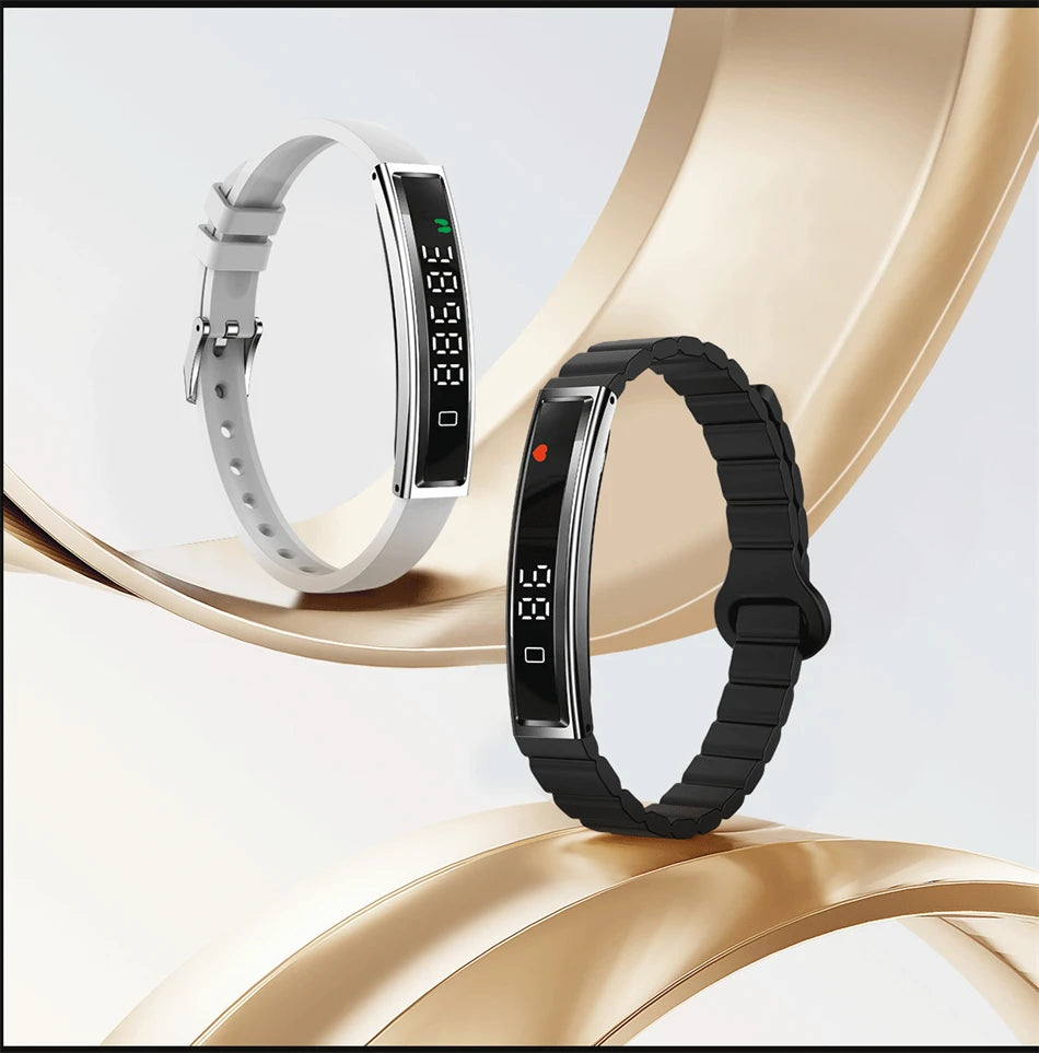 Health Smart Band Fitness Tracker Smartwatch with Heart Rate Blood Oxygen Sleep Monitor Waterproof Pedometer Watch for Women Men
