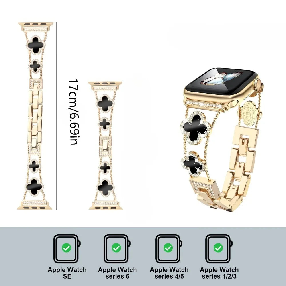 S1-11 SE Ultra Universal Smartwatch Band Elegant Chic Sparkling 38-49mm Size Watch Strap for Stylish Accessory