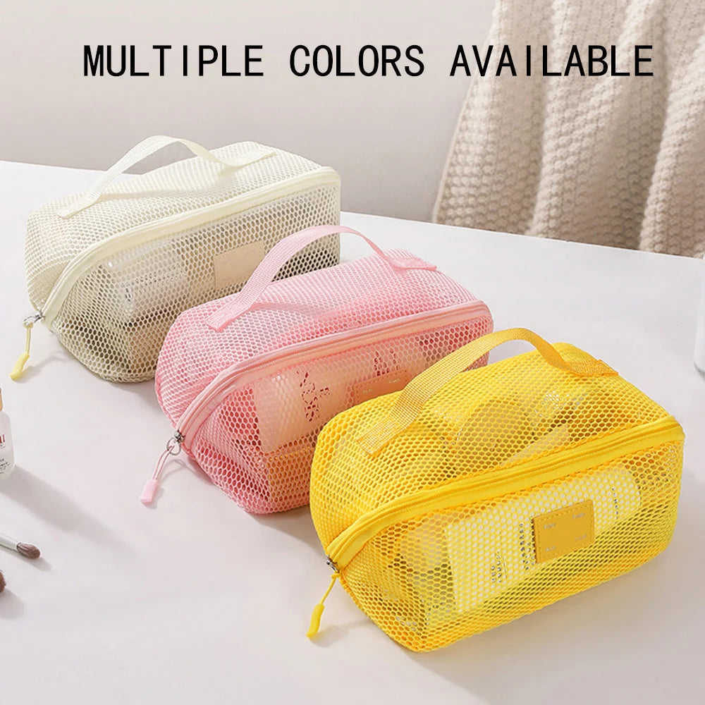 Makeup Organizer Female Toiletry Kit Bag Make Up Case Storage Pouch Vanity Storage, Cosmetic Bag, Organizer Bag For Travel Zip