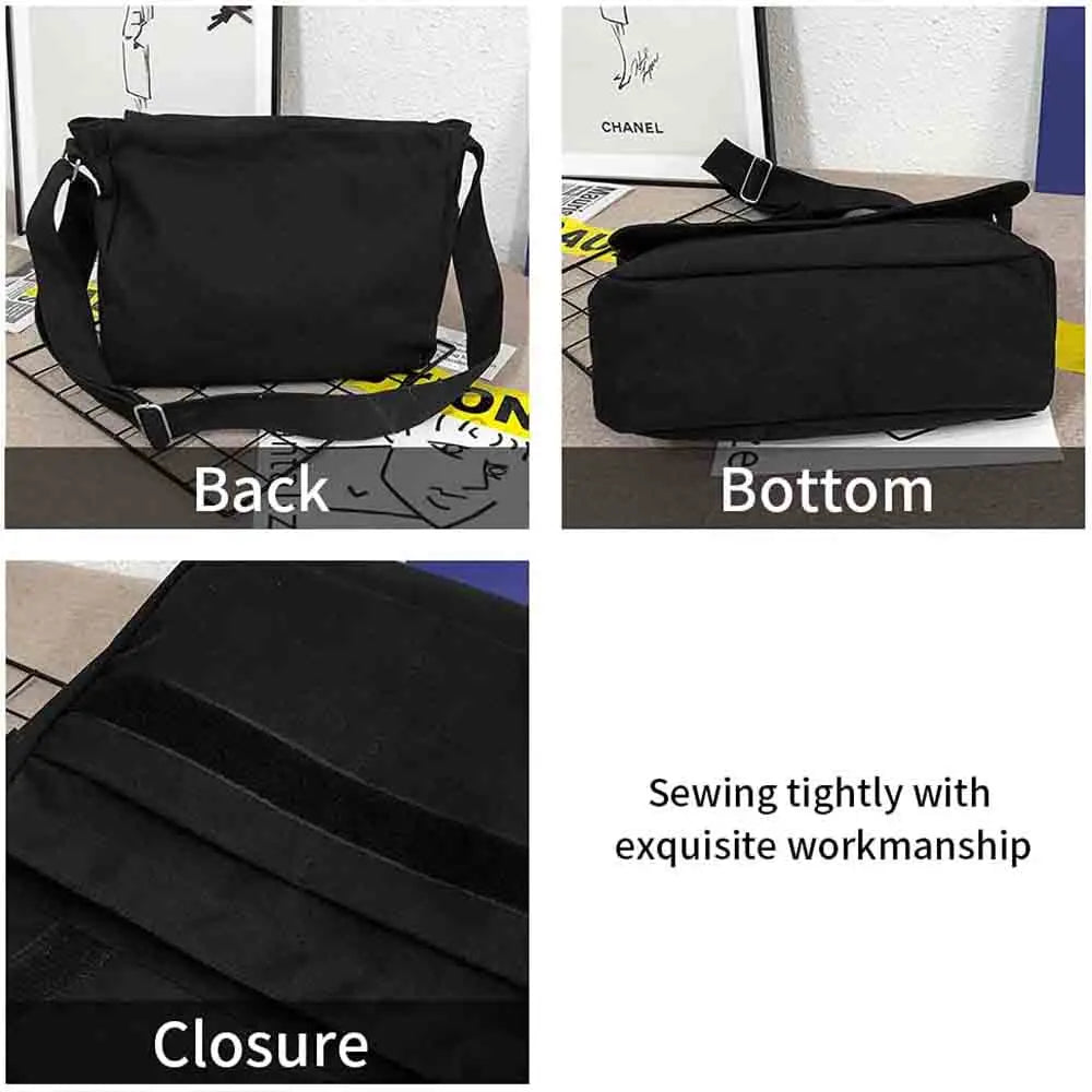 Crossbody Bags 2022 Women Canvas Youth Fashion Casual Shopping Shoulder Bag Large Capacity Solid Color Shoppers Handbags