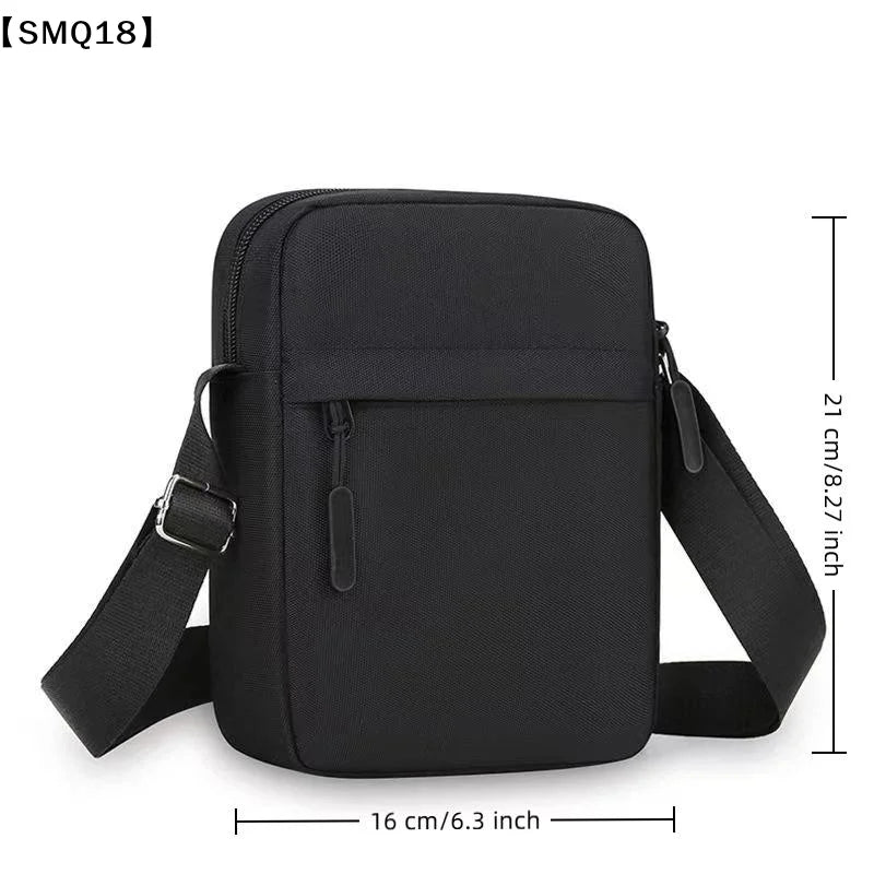 Men's And Women's Single-Shoulder Bags Crossbody Bags Solid-Colored Single-Shoulder Small Bag Lightweight Mobile Phone Bags【SMQ】