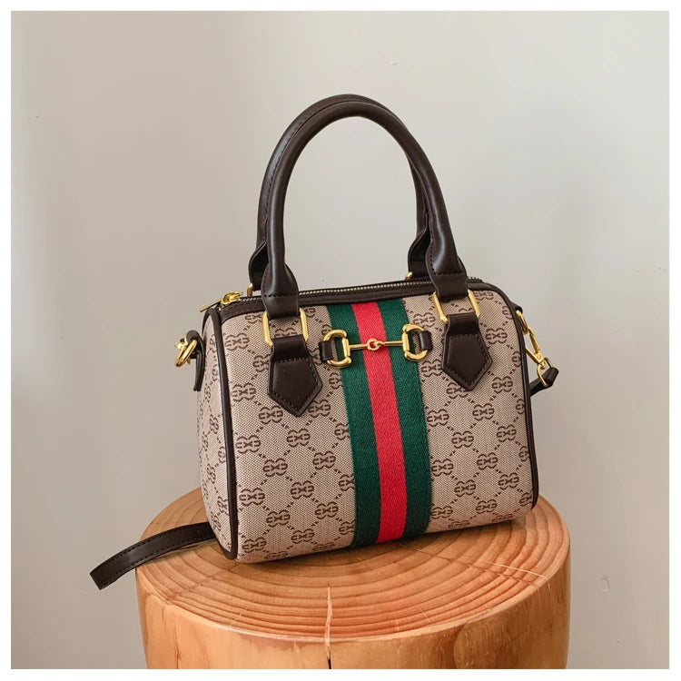 High Fashion Leather Crossbody Bag For Women Shoulder Messenger Tote By Famous Designer Luxury Brand Elegant Mom' Bag