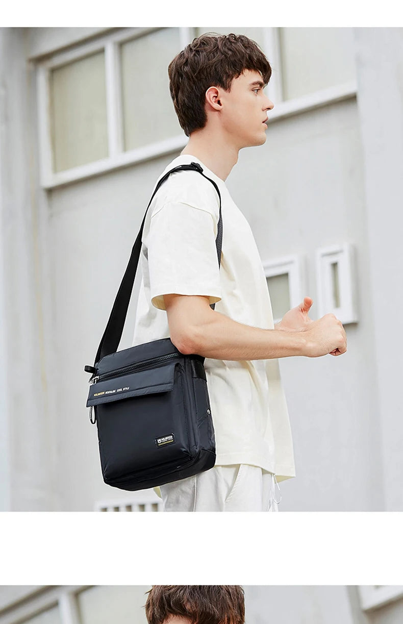 VOLUNTEER Crossbody Bags for Men 2023 New Fashionable Commuter Waterproof Light Weight High Quality Casual Shoulder Bag 1801-06