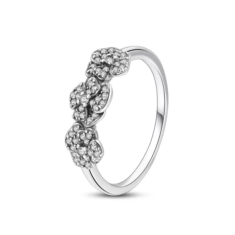Classic Stackable Bowknot Rings for Women, Silver/Gold/Rose Gold Promise Rings, Fashion Wedding Engagement Band Jewelry Gift