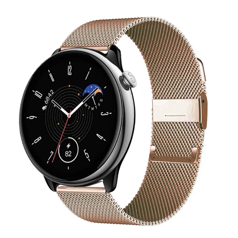 Bracelet for Amazfit GTR Mini Smart Watch Strap for Amazfit Bip 3 Pro Metal Band Correa Reloj Amazfit GTS 4 3 2 Mini Watchband
