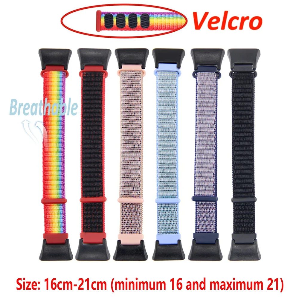 Smart Watch Nylon Strap for Huawei Band 6 Braided Elastic Wristband for Honor Band 6 5 4 Weave Bracelet Watch Band Correa