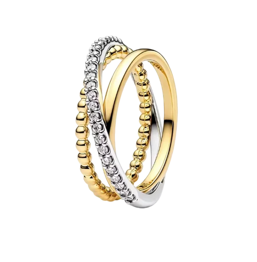 2026 Latest Multi Style Stackable Ring with Diamond Inlaid Love Peach Blossom Sun Moon Simple Ring Jewelry Women's Gift