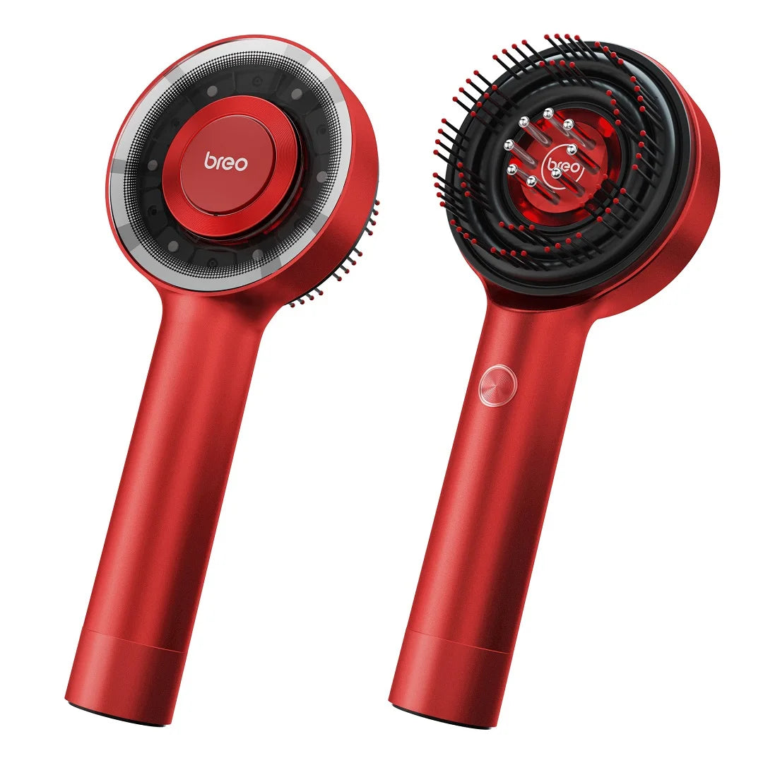 Breo Scalp3 Scalp Massaging Brush Hair Massager Comb with IPX7 Waterproof, Cordless Electric Massager Type-C