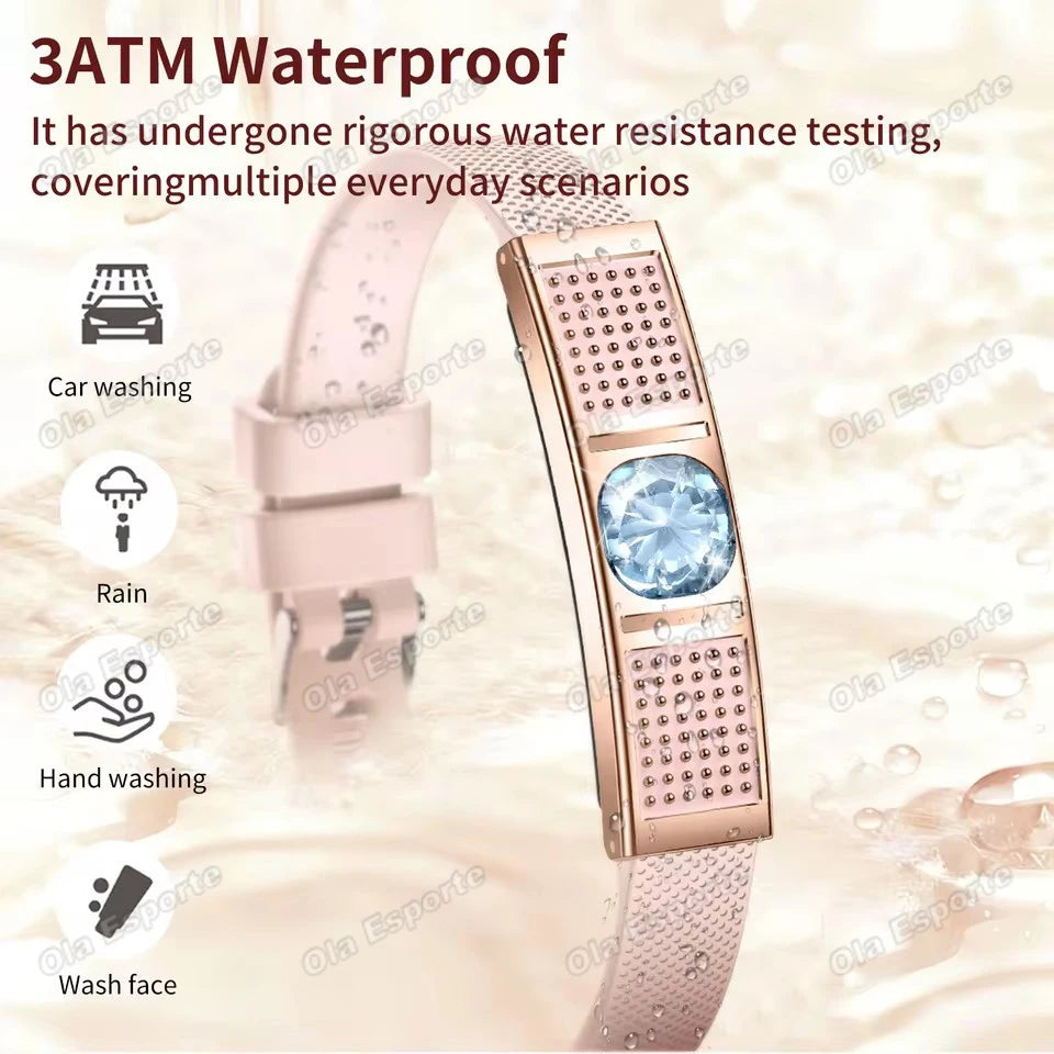 2026 New Fashion Women Smart Bracelet Sport Modes Fitness Tracker Heart Rate Health Monitor IP68 Waterproof Smart Watch Men Hw12