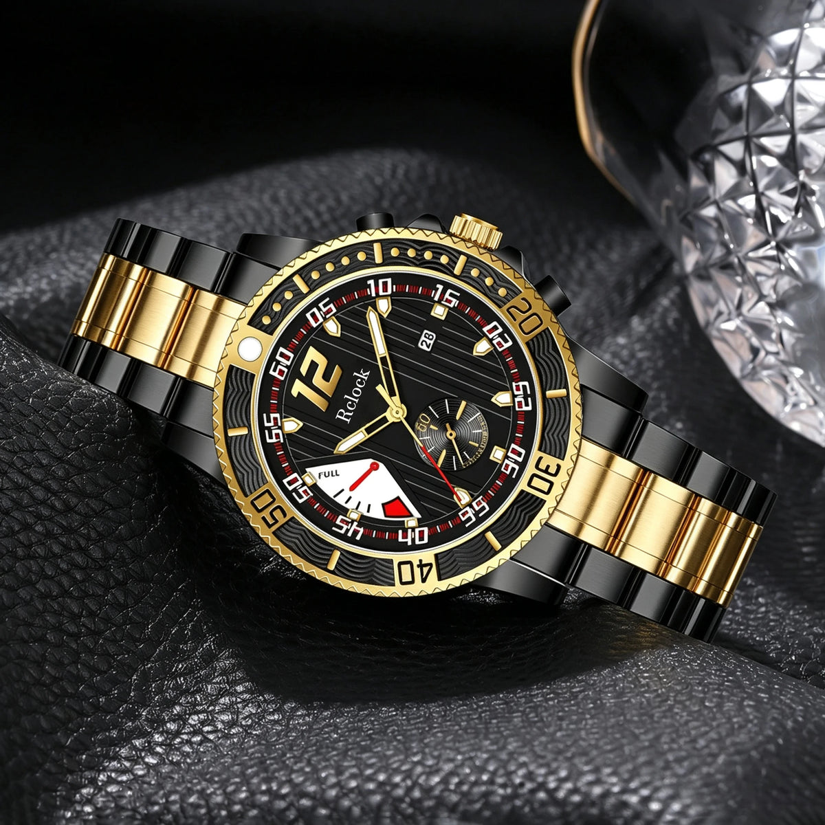 1Pc Men's Fashionable and Stylish Stainless Steel Watch Band, Popular Quartz Watch for Daily Wear, Parties, Valentine's Day, Easter, Christmas, New Year's Day, Halloween, Ramadan, a Gift for Friends and Family
