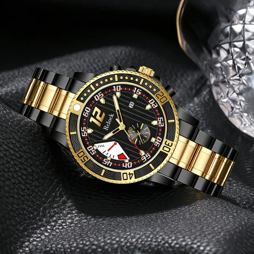1Pc Men's Fashionable and Stylish Stainless Steel Watch Band, Popular Quartz Watch for Daily Wear, Parties, Valentine's Day, Easter, Christmas, New Year's Day, Halloween, Ramadan, a Gift for Friends and Family