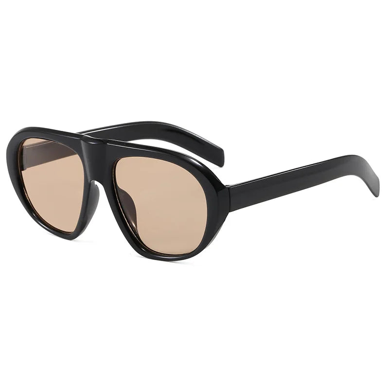 Luxury Designer pilot Sunglasses Men Women Oversized Vintage Punk Sun Glasses Trendy Shades Outdoor Driving Eyeglasses