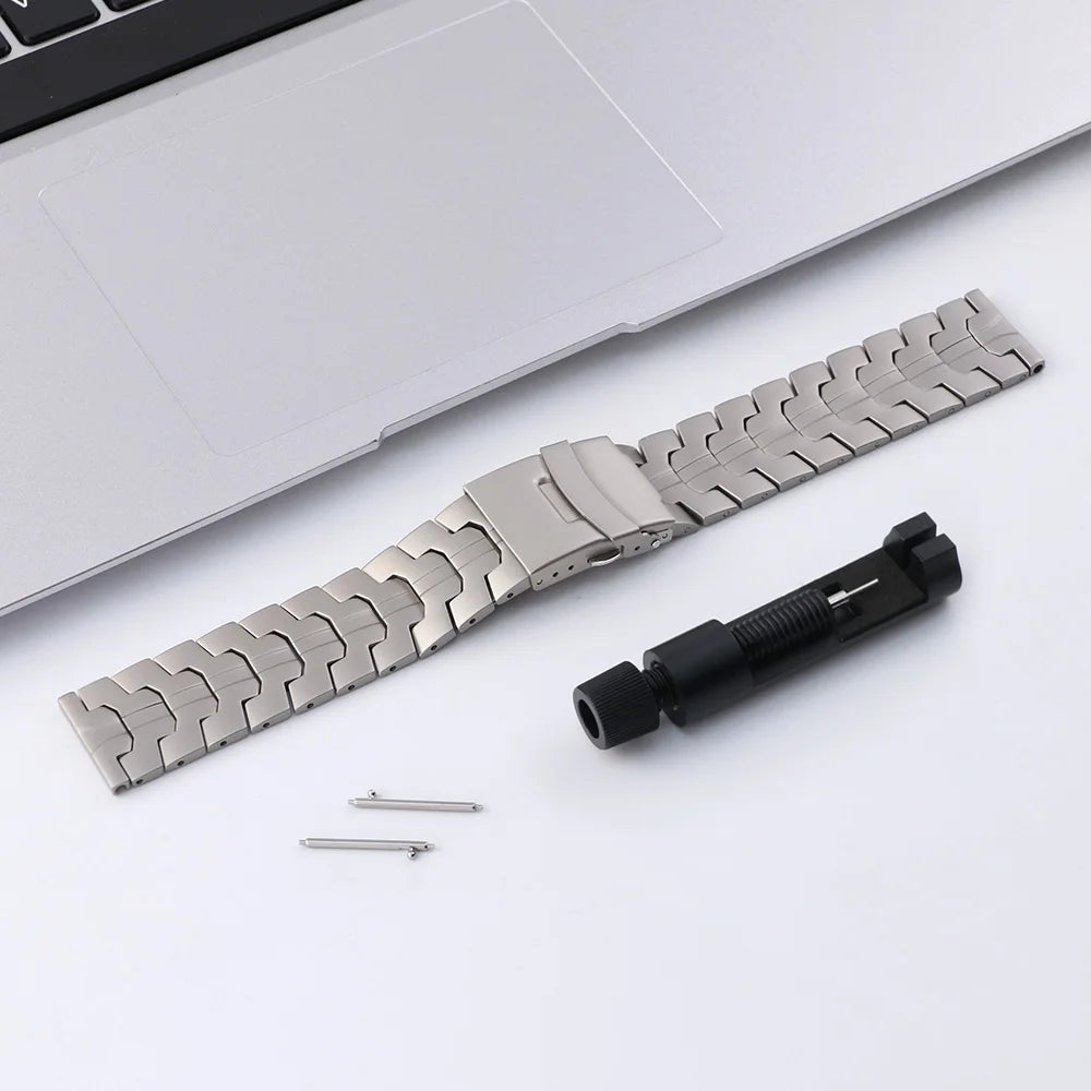22mm 20mm Watch Band For Amazfit GTS/GTS 2/ GTS 2e/GTS 2mini/Active2 Xiaomi S4 S3 S2 Huawei Watch GT5/4 GT3 Stainless Steel Band