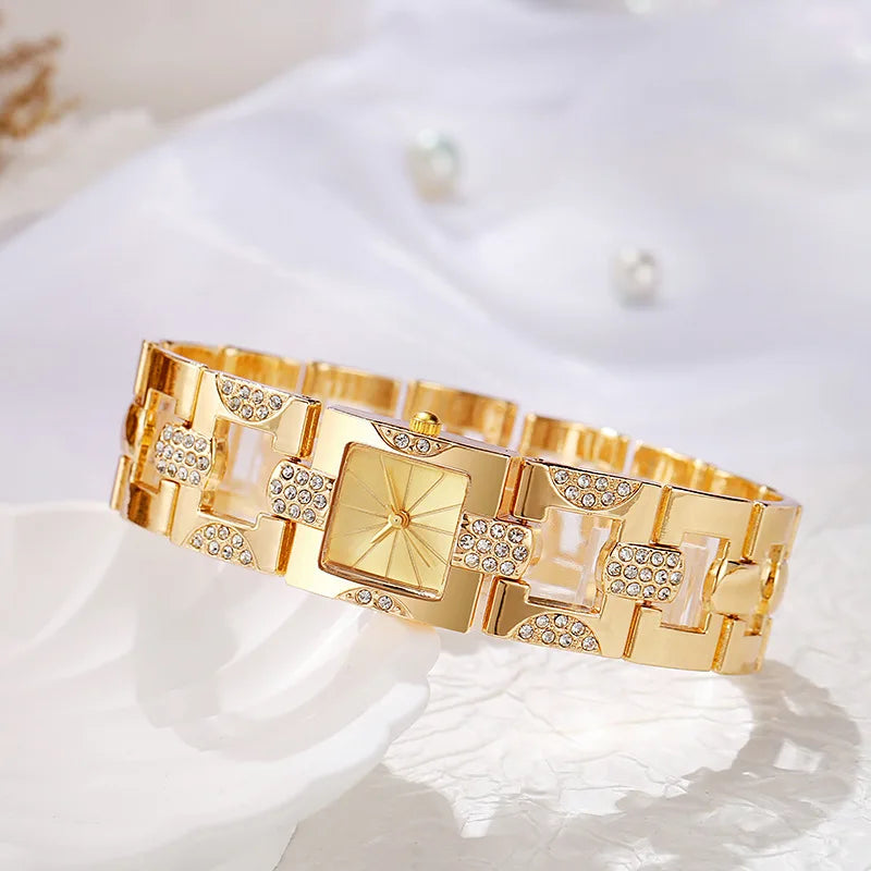 1 Piece New Fashion Hit Luxury High-End Women's Watch with Steel Band, Suitable for Wearing on Various Occasions