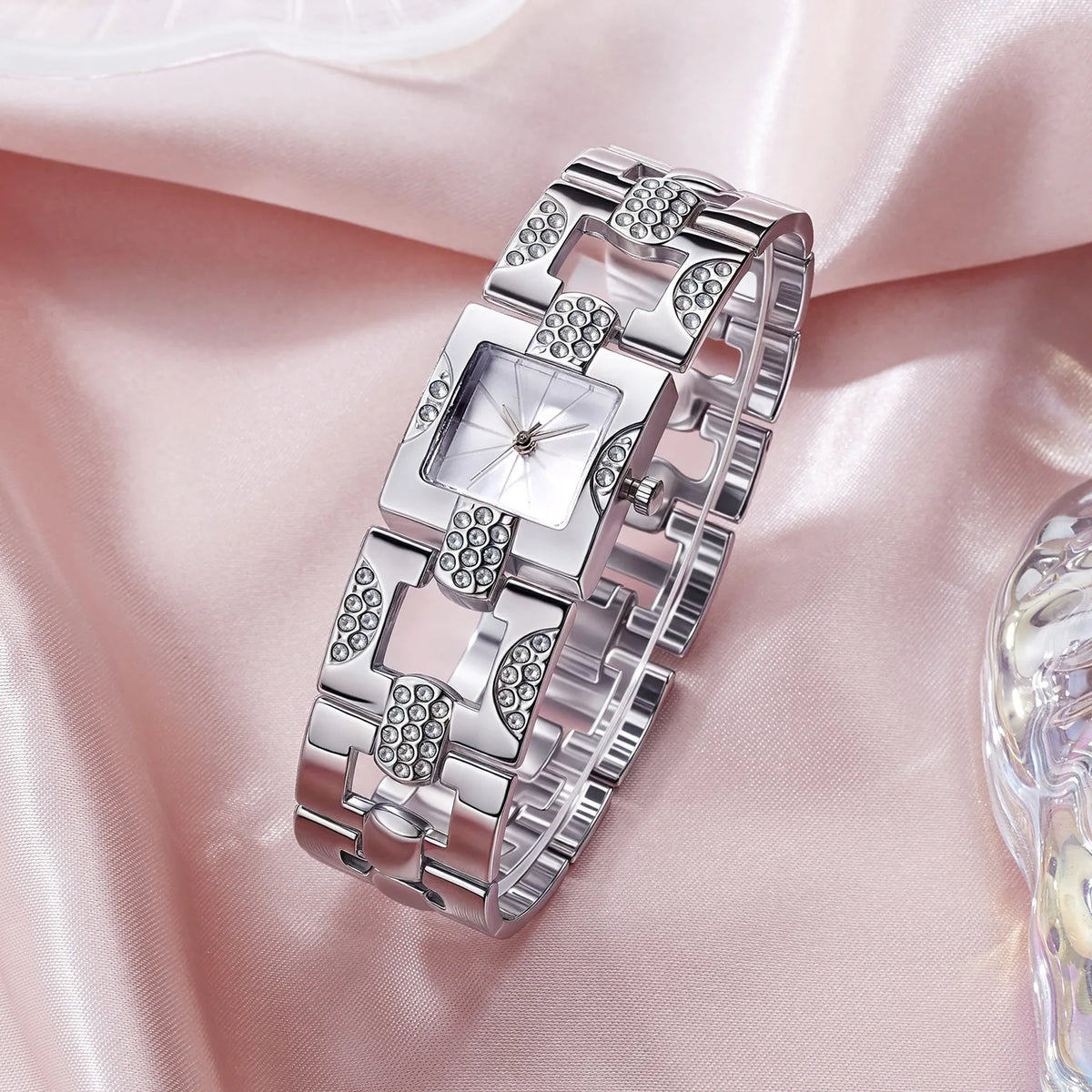1 Piece New Fashion Hit Luxury High-End Women's Watch with Steel Band, Suitable for Wearing on Various Occasions