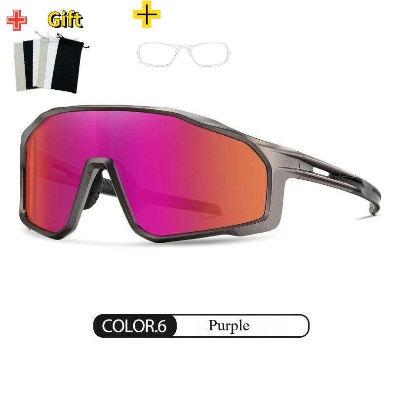 Myopia Premium Prescription Polarized Sports Sunglasses for Cycling, Driving & Running with Full UV Protection & Fashion Design
