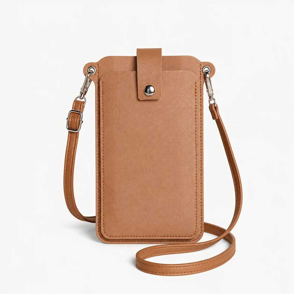 Multi Functional Crossbody Bags Women Mini PU Leather Shoulder Purses and for Girls Ladies Phone Simple Fashionable Solid Bag