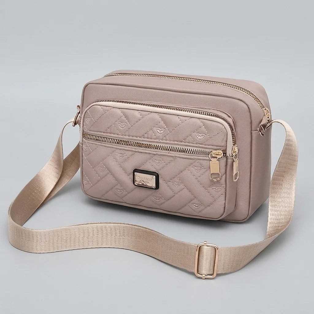 Women's Fashion Crossbody Bag Multi Layer Shoulder Bag Stylish Wallet Purse for Ladies