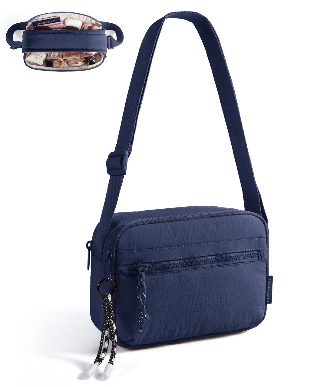 BAGSMART Cross Body Purse Small Crossbody Bags for Women Travel Purse Casual Shoulder Handbag Wallet