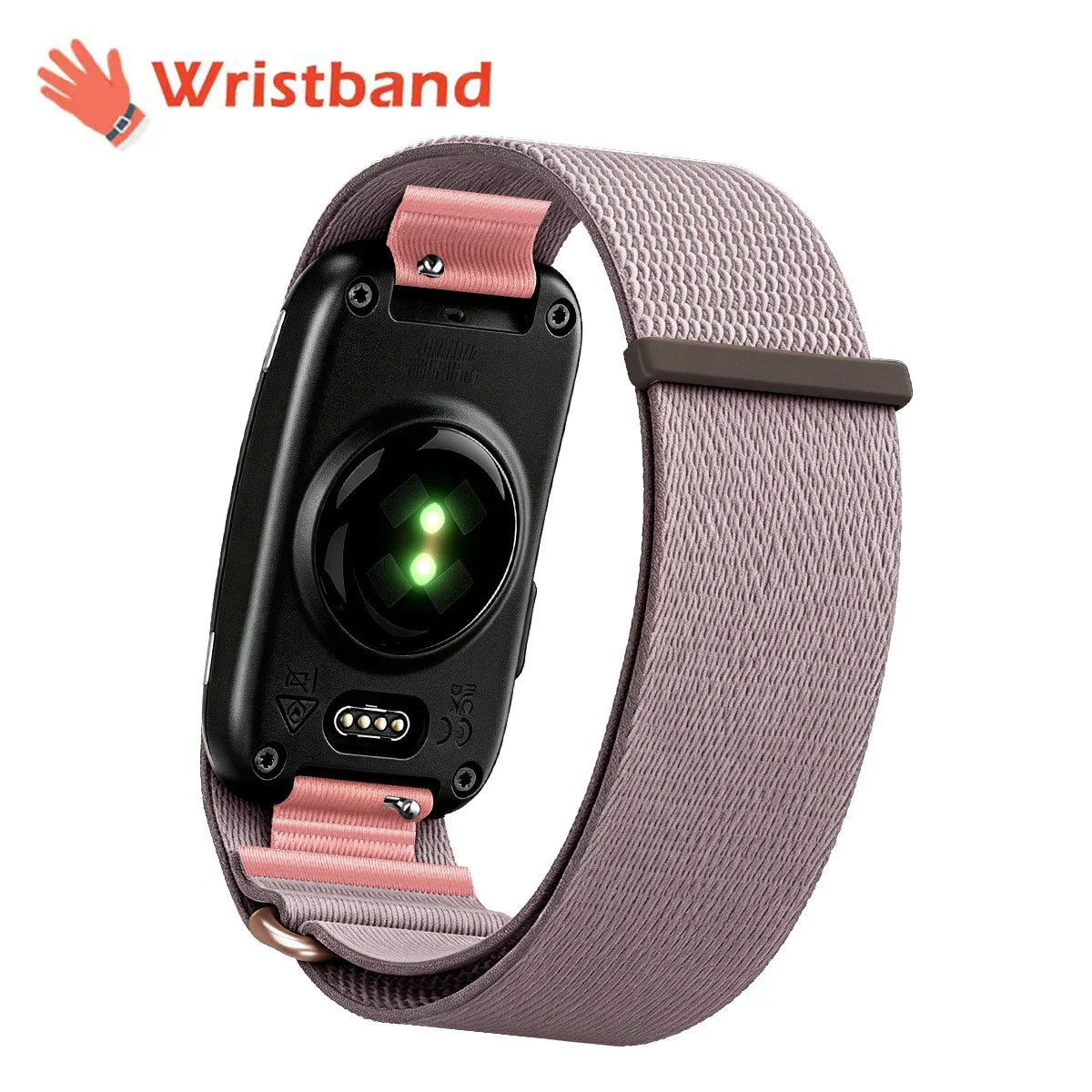 For Garmin CIRQA Smart Band Bicep Armband Sport Fitness Tracker Nylon Woven Breathable Watch Band Adjustable Wrist Loop Strap