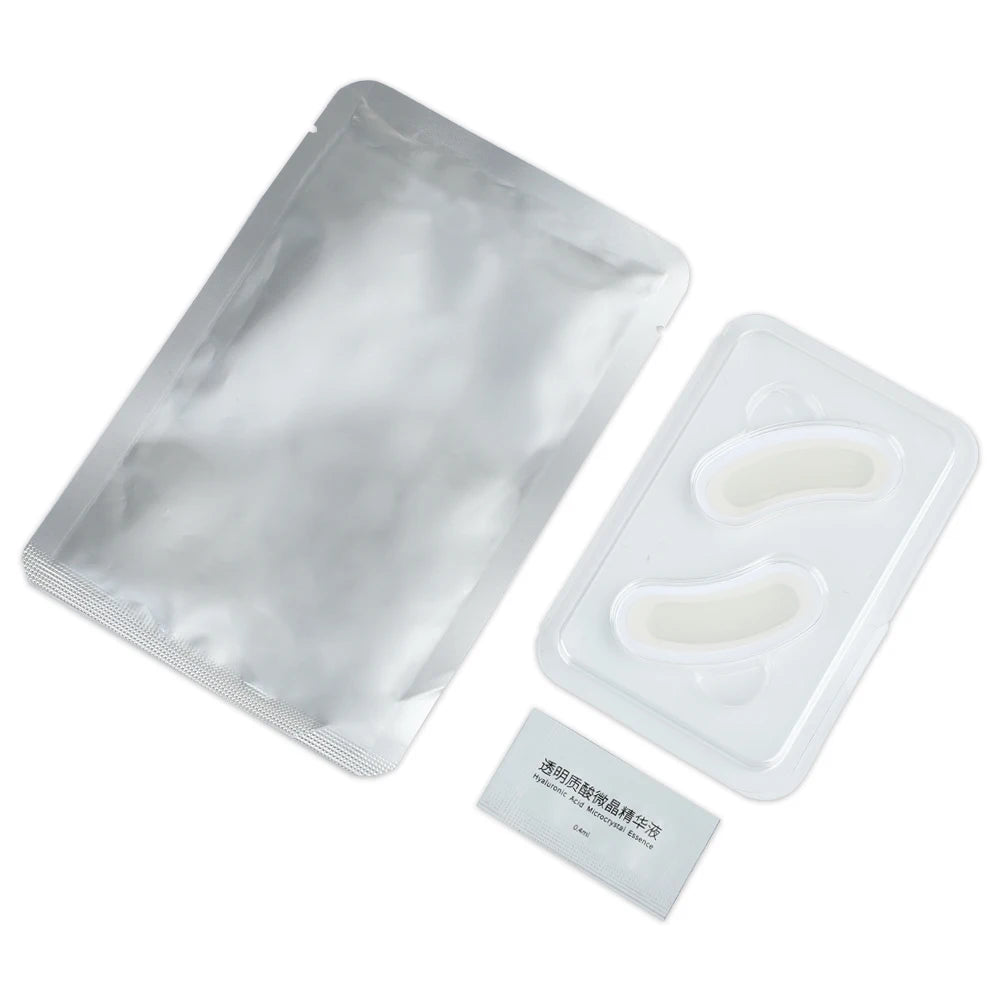 Hyaluronic Acid Microneedle Eye Patches Mask For Anti Aging Dark Circles Moisturizing Under Eye Gel Pads Skin Care
